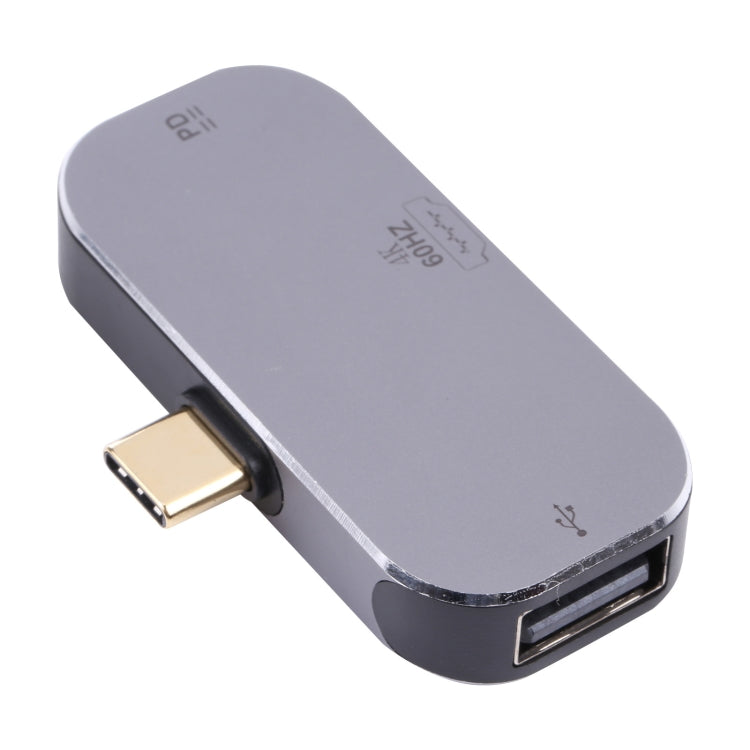 Frendorf | 3 in 1 USB-C / Type-C Stecker zu USB-C / Type-C Lade + USB + 4K 60Hz HDMI Weiblich Adapter
