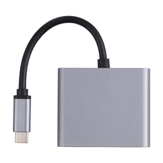 Frendorf | 2 in 1 USB-C / Type-C zu 2 x HDTV Ports HUB Adapter