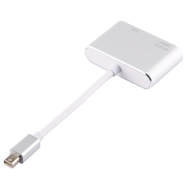 Frendorf | 2 in 1 4Kx2K Mini DisplayPort zu VGA & HDMI Adapter (Silber)