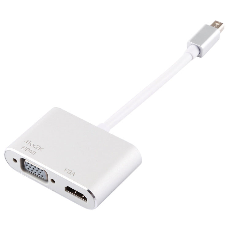 Frendorf | 2 in 1 4Kx2K Mini DisplayPort zu VGA & HDMI Adapter (Silber)