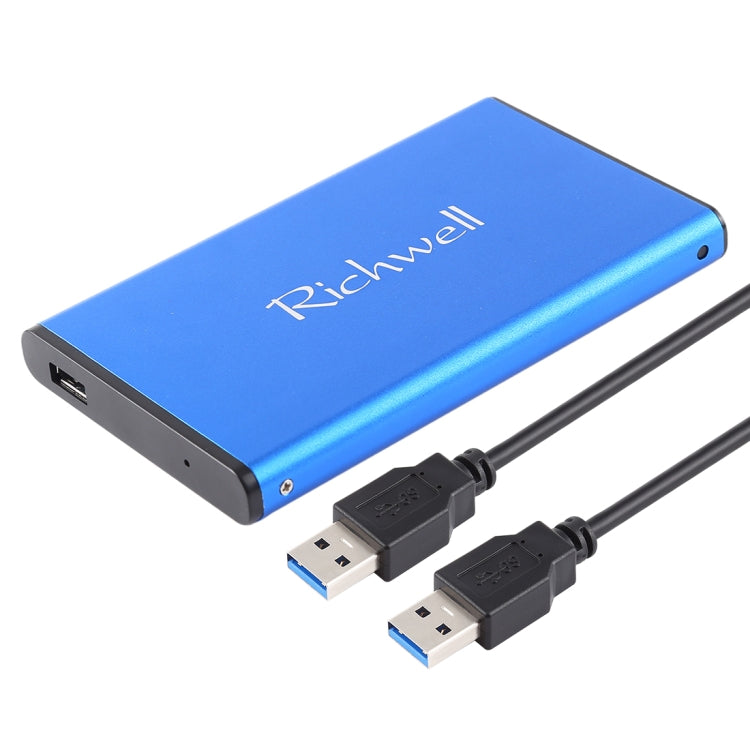 Frendorf | Richwell SATA R2-SATA-1TGB 1TB 2.5 Zoll USB3.0 Super Speed Schnittstelle Mobile Festplatte (Blau)