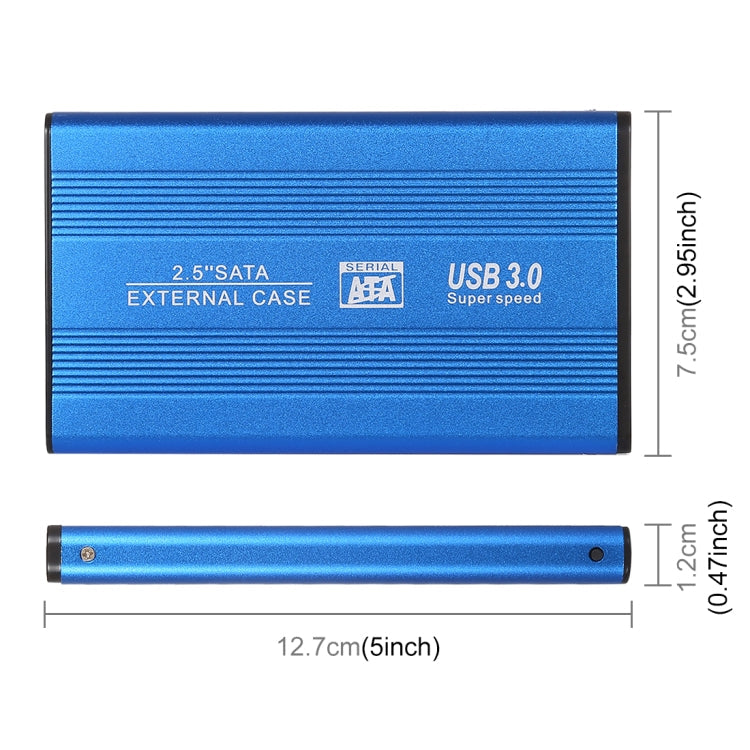 Frendorf | Richwell SATA R2-SATA-1TGB 1TB 2.5 Zoll USB3.0 Super Speed Schnittstelle Mobile Festplatte (Blau)