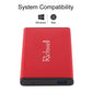 Frendorf | Richwell SATA R2-SATA-500GB 500GB 2.5 Zoll USB3.0 Super Speed Schnittstelle Mobile Festplatte (Rot)
