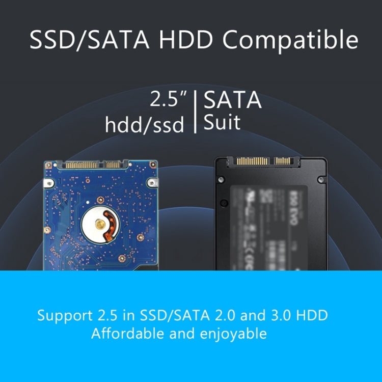 Frendorf | Richwell SATA R23-SATA-1TGB 2,5 Zoll USB3.0 Schnittstelle Mobile Festplatte, Kapazität: 1TB (Schwarz)