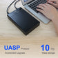 Frendorf | Universelles SATA 2.5 / 3.5 Zoll USB3.0 Schnittstelle Externes Solid State Drive Gehäuse für Laptops / Desktop-Computer, Die maximale unterstützte Kapazität: 10TB