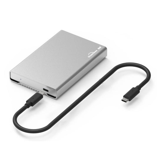 Frendorf | Blueendless U23Q SATA 2,5 Zoll Micro B Schnittstelle HDD Gehäuse mit USB-C / Type-C zu USB-C / Type-C Kabel, Unterstützung Dicke: 1 cm oder weniger