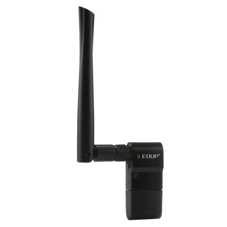 Frendorf | EDUP EP-AC1635 600Mbps Dual Band Wireless 11AC USB Ethernet Adapter 2dBi Antenne für Laptop / PC (Schwarz)