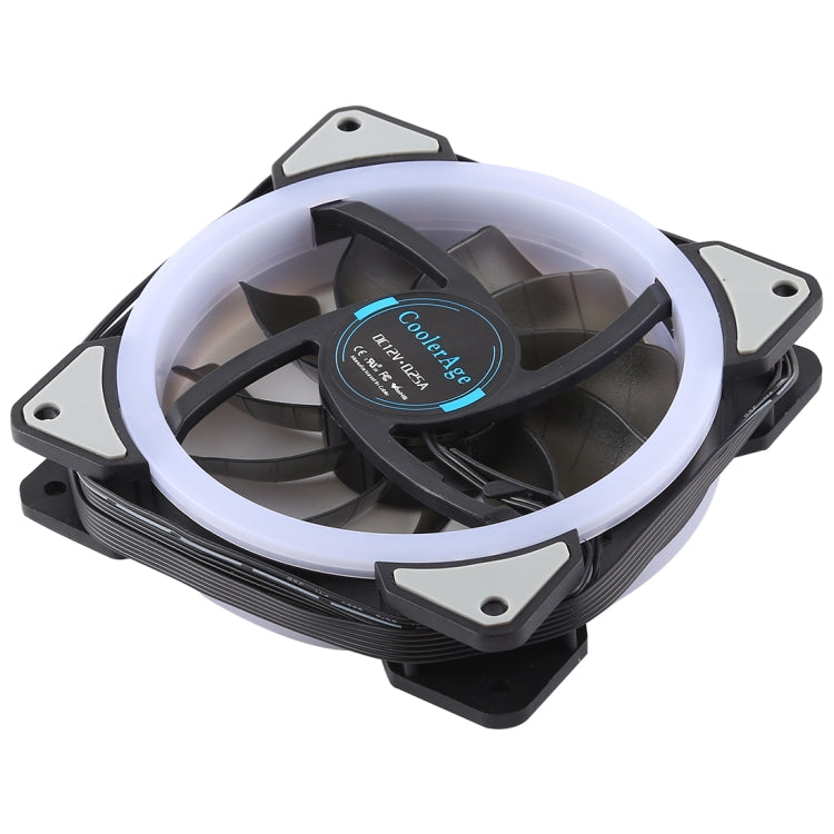 Frendorf | 3 PCS CoolerAge DC 12V - 0.25A 2500PRM Fernbedienung Computer Kühler Kühlgehäuselüfter mit einstellbarem LED