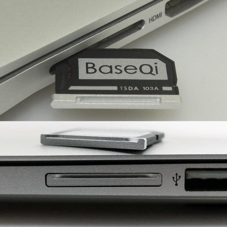Frendorf | BASEQI Verstecktes Aluminiumlegierung Hochgeschwindigkeits-SD-Kartenetui für Dell XPS 15,6 Zoll (9560 / 9570) Laptop