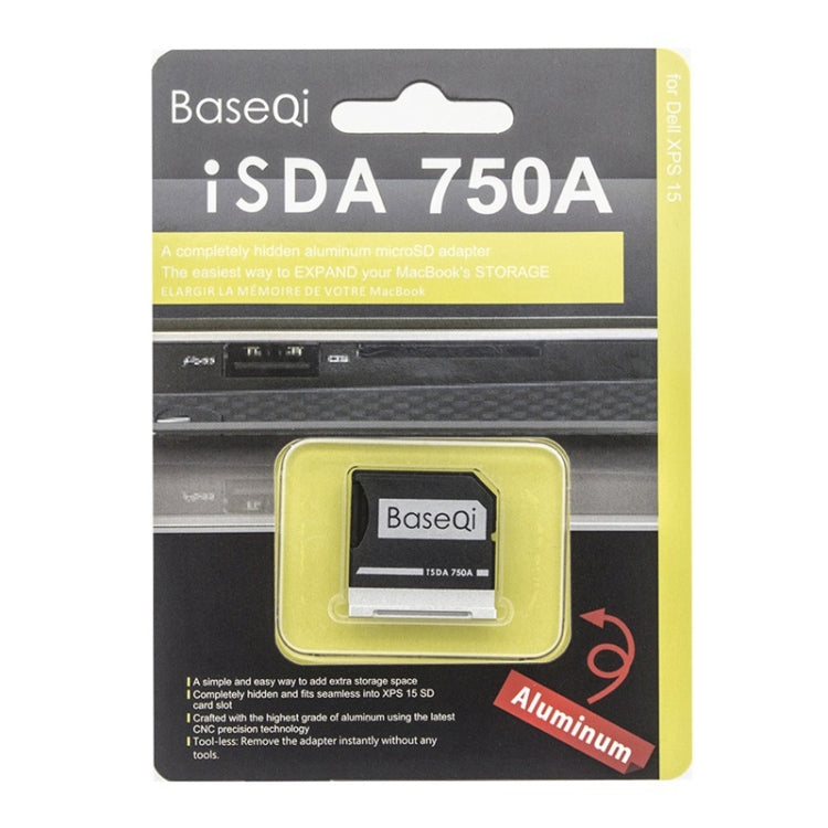 Frendorf | BASEQI Verstecktes Aluminiumlegierung Hochgeschwindigkeits-SD-Kartenetui für Dell XPS 15,6 Zoll (9550) Laptop