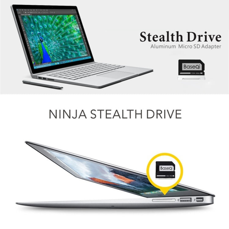 Frendorf | BASEQI Verstecktes Aluminium-Legierung SD-Kartenetui für Lenovo Ideapad 320S Laptop