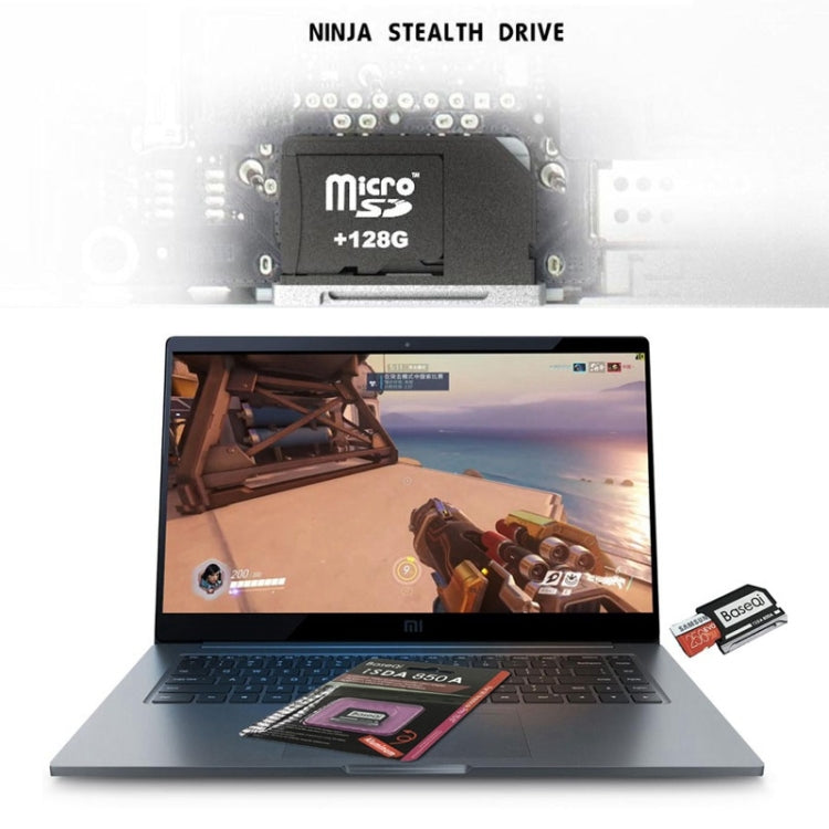 Frendorf | BASEQI Verstecktes Aluminiumlegierung SD-Kartenetui für Xiaomi Pro 15,6 Zoll MX250 Laptop