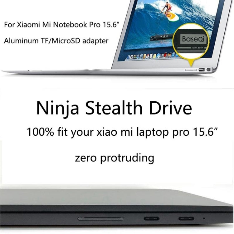 Frendorf | BASEQI Verstecktes Aluminiumlegierung SD-Kartenetui für Xiaomi Pro 15,6 Zoll GTX1060 Laptop