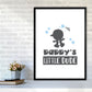 Daddy's Little Dude Gerahmter Kinderzimmer Wandkunstdruck