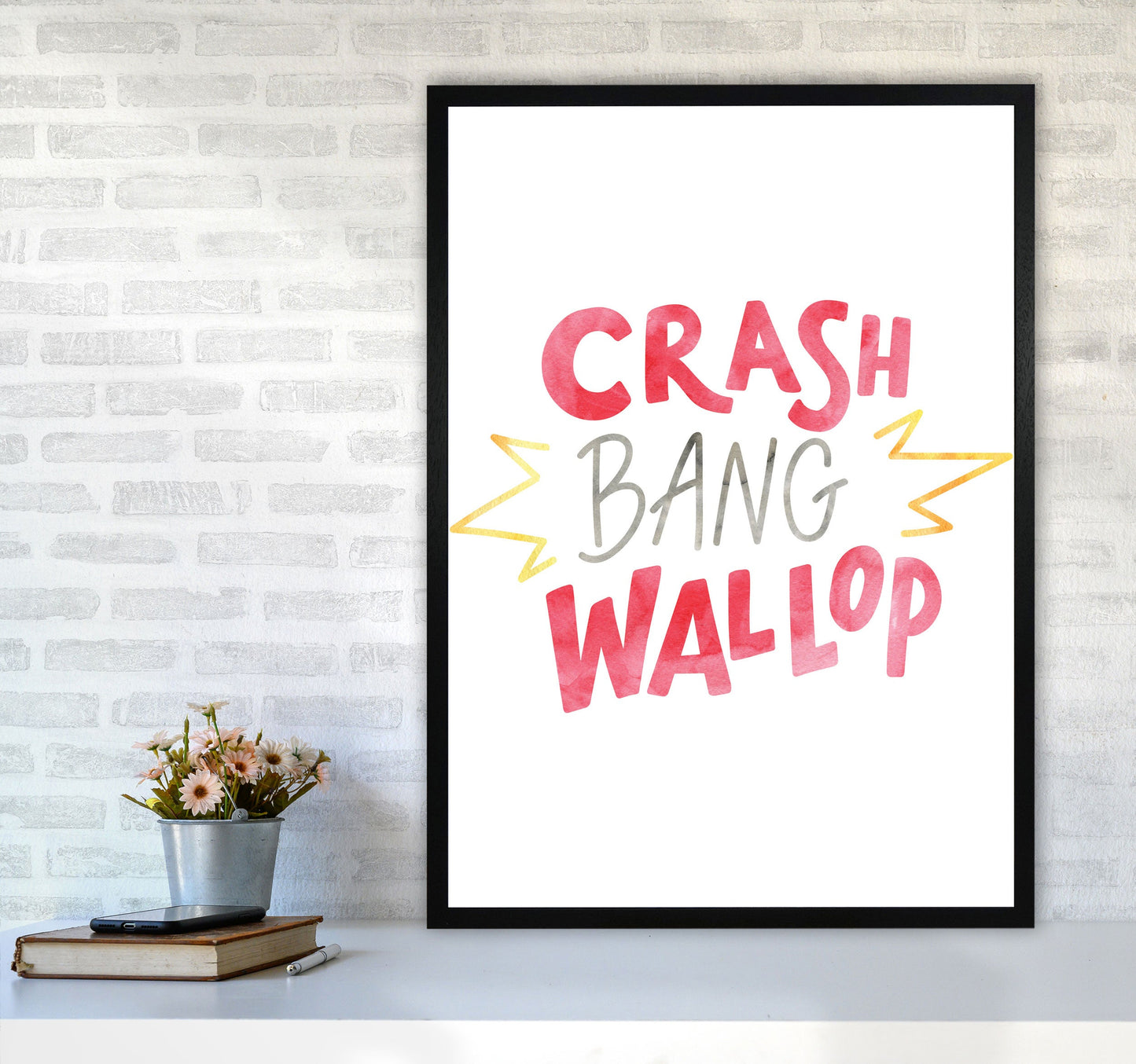 Crash Bang Wallop Aquarell Moderner Druck