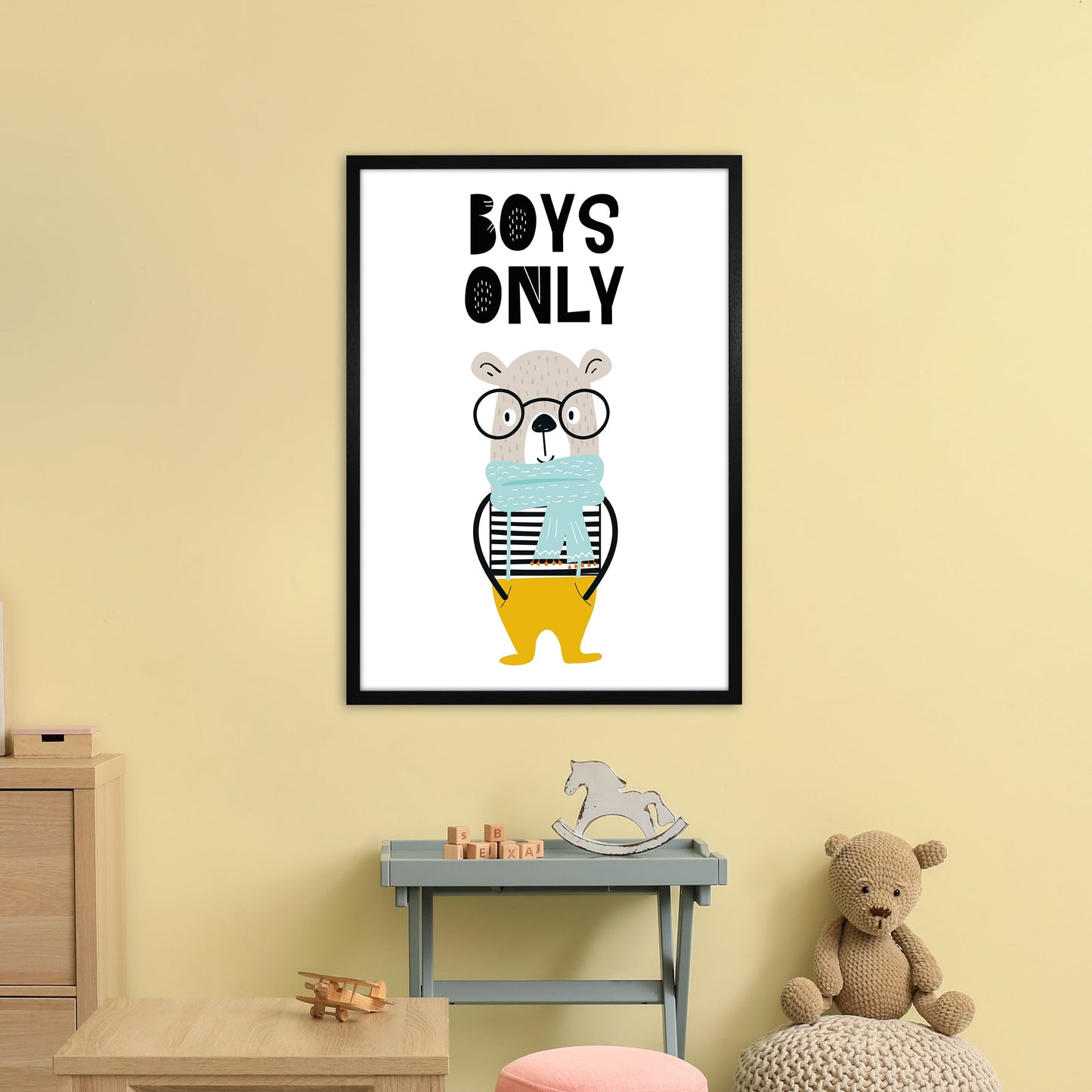 Jungen Nur Tier Pop Art Druck