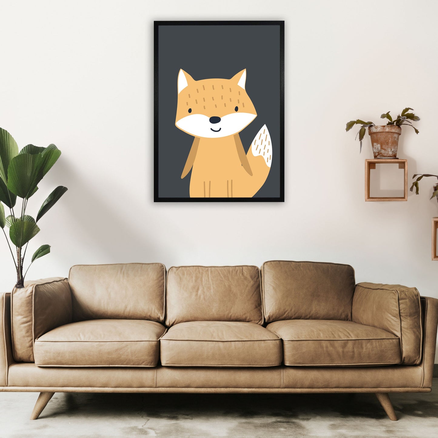 Frendorf | Fox Neutral Kinder Kunstdruck