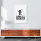 Daddy's Little Dude Gerahmter Kinderzimmer Wandkunstdruck