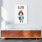 Niedliche Tier Pop Kunst Druck