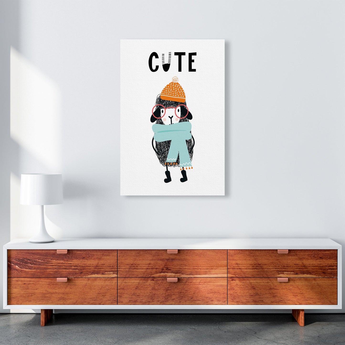 Niedliche Tier Pop Kunst Druck