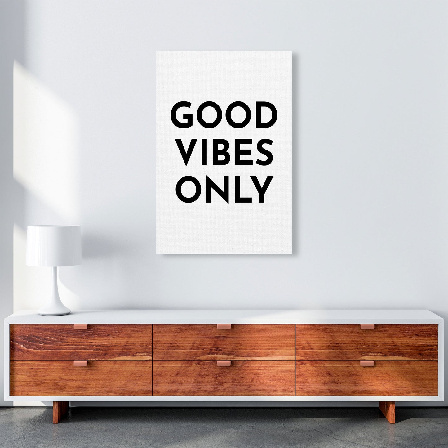 Frendorf | Good Vibes Only Typografie Kunstdruck