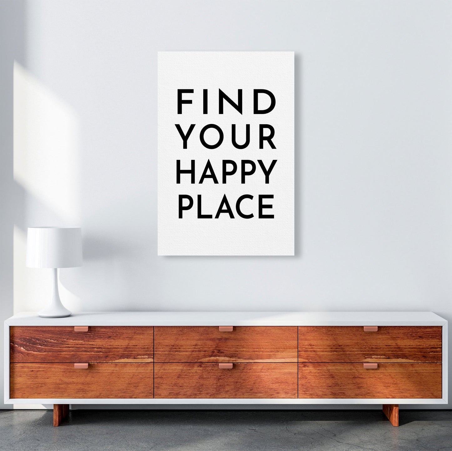 Frendorf | Finde Deinen Glücksort Typografie Kunstdruck