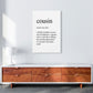 Cousin Definition Kunstdruck