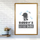 Daddy's Little Dude Gerahmter Kinderzimmer Wandkunstdruck