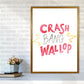 Crash Bang Wallop Aquarell Moderner Druck