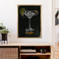 Cosmopolitan Cocktail Schwarz Kunstdruck