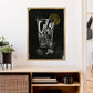 Cuba Libre Cocktail Schwarz Kunstdruck