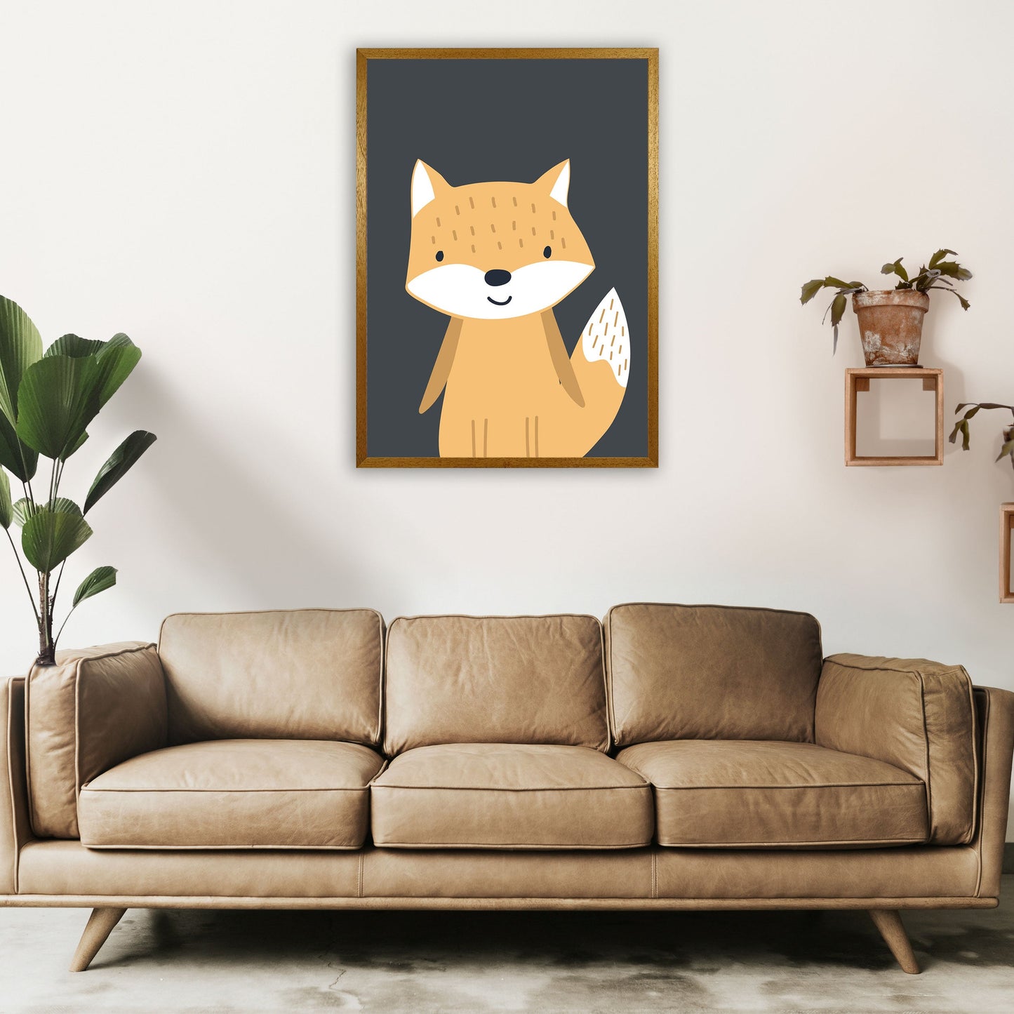 Frendorf | Fox Neutral Kinder Kunstdruck
