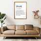 Frendorf | Drunk Definition Art Print