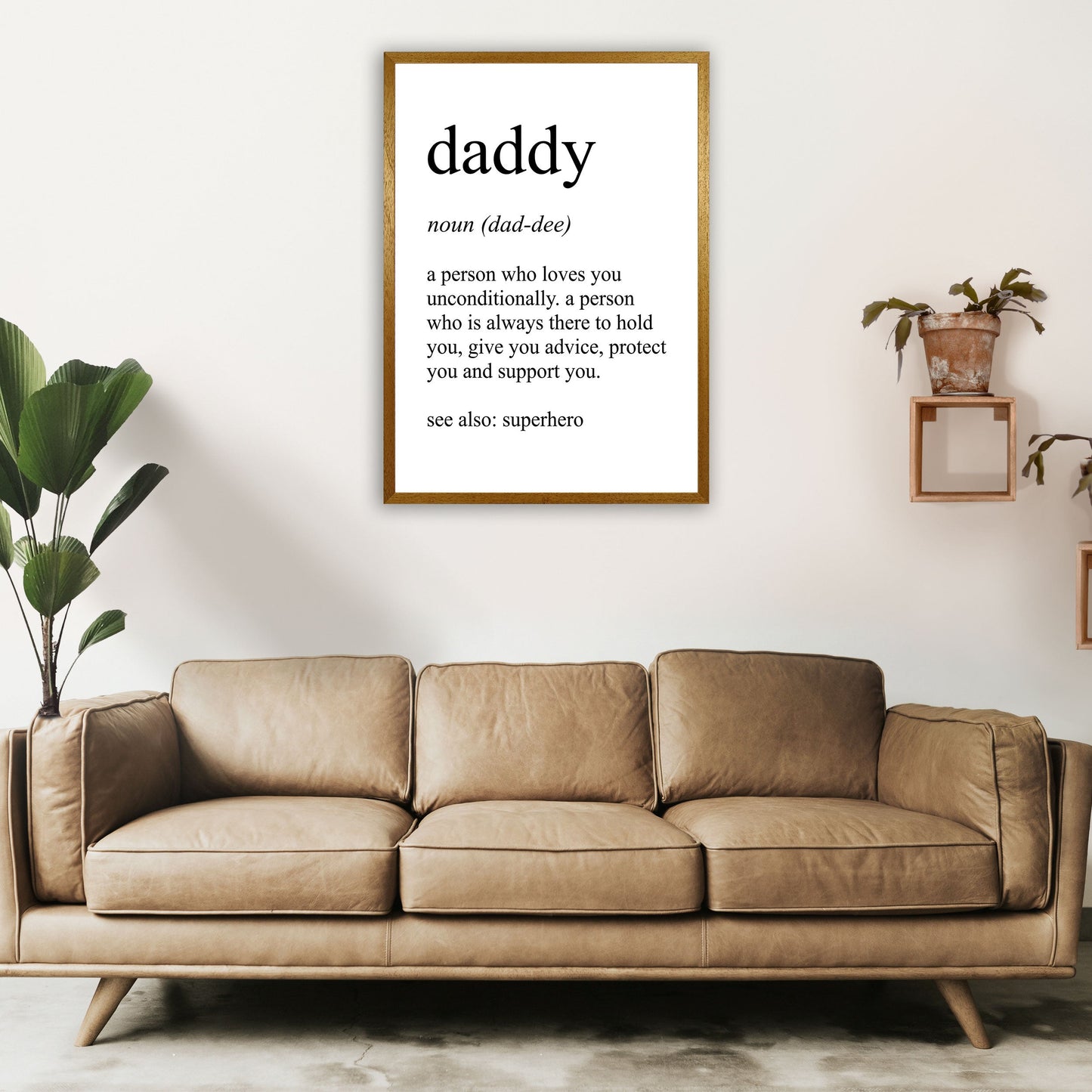 Daddy Definition Kunst Druck
