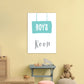 Jungenzimmer Mint Kunstdruck