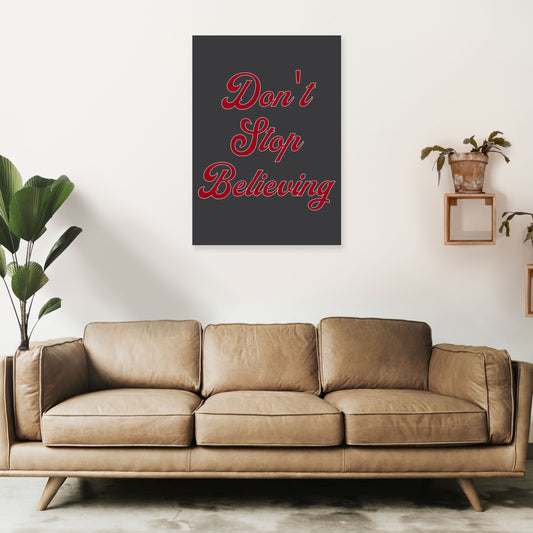 Frendorf | Don't Stop Believing Kunstdruck