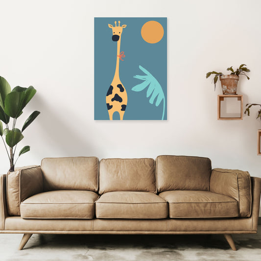 Frendorf | Giraffe Neutrale Kinder Kunstdruck