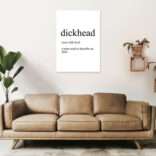Frendorf | Dickhead Definition Kunstdruck