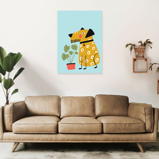 Bearded Dog Kunstdruck von Pixy Paper