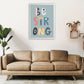Be strong Neutral Kinder Kunstdruck von Pixy Paper
