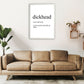 Frendorf | Dickhead Definition Kunstdruck