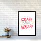 Crash Bang Wallop Aquarell Moderner Druck
