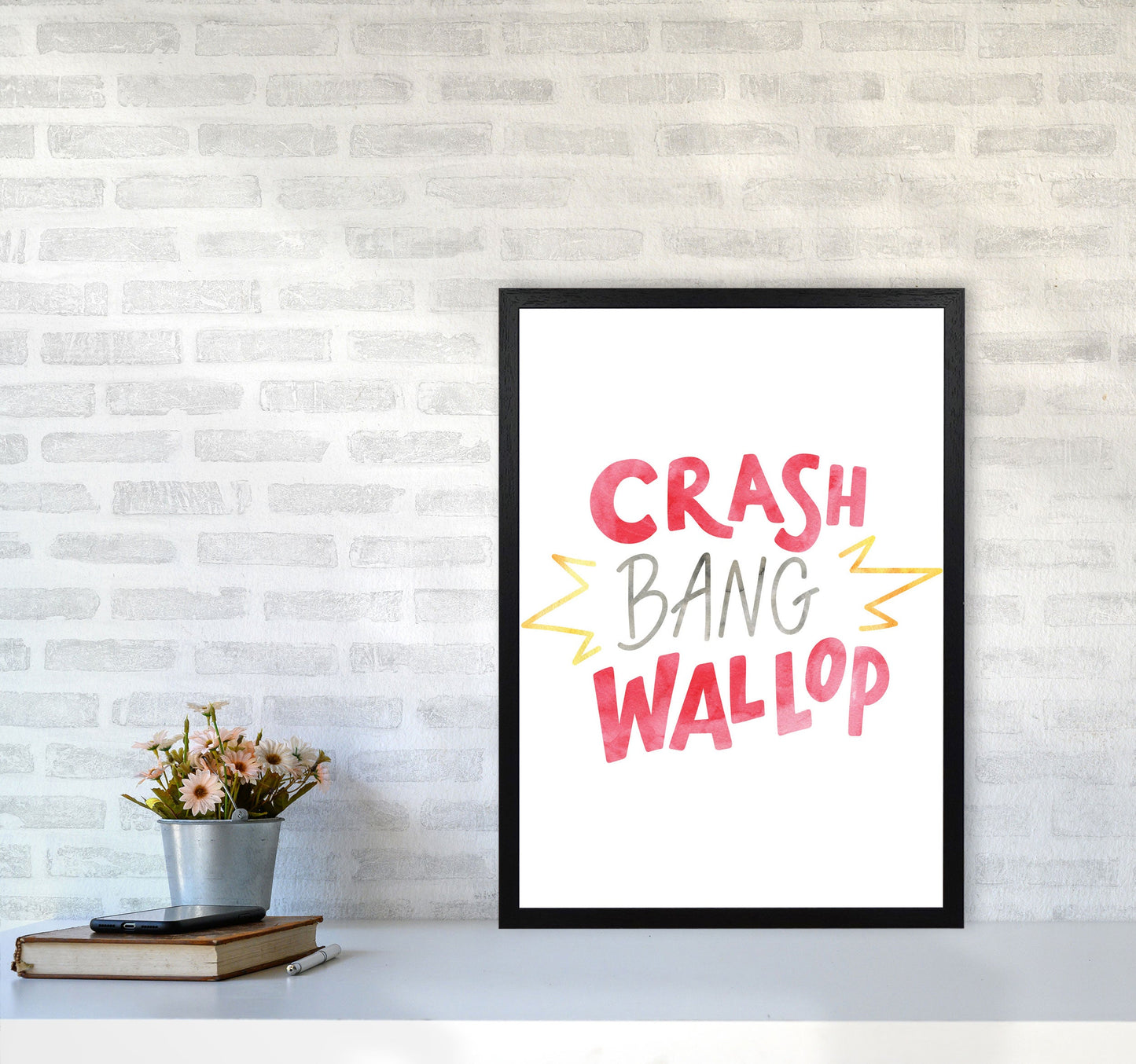 Crash Bang Wallop Aquarell Moderner Druck