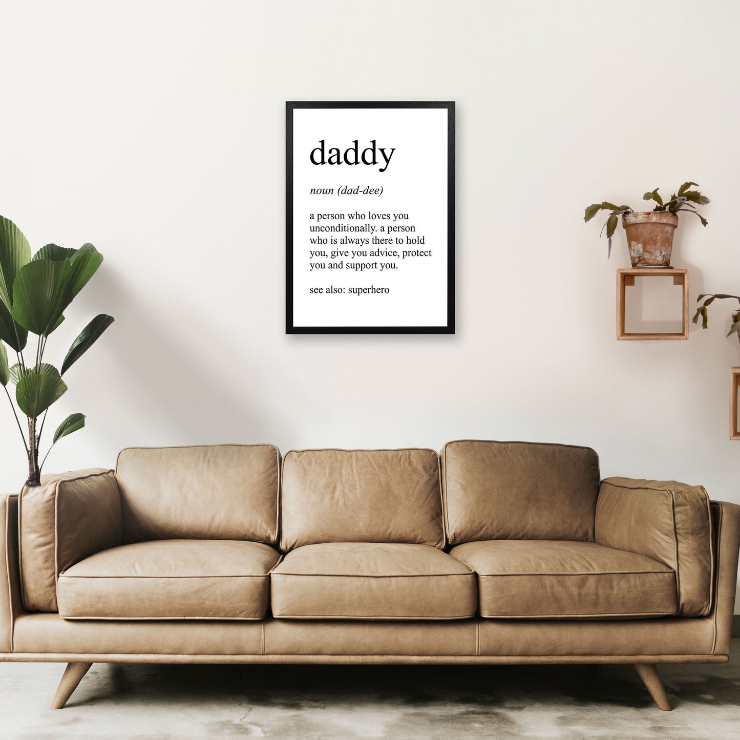 Daddy Definition Kunst Druck