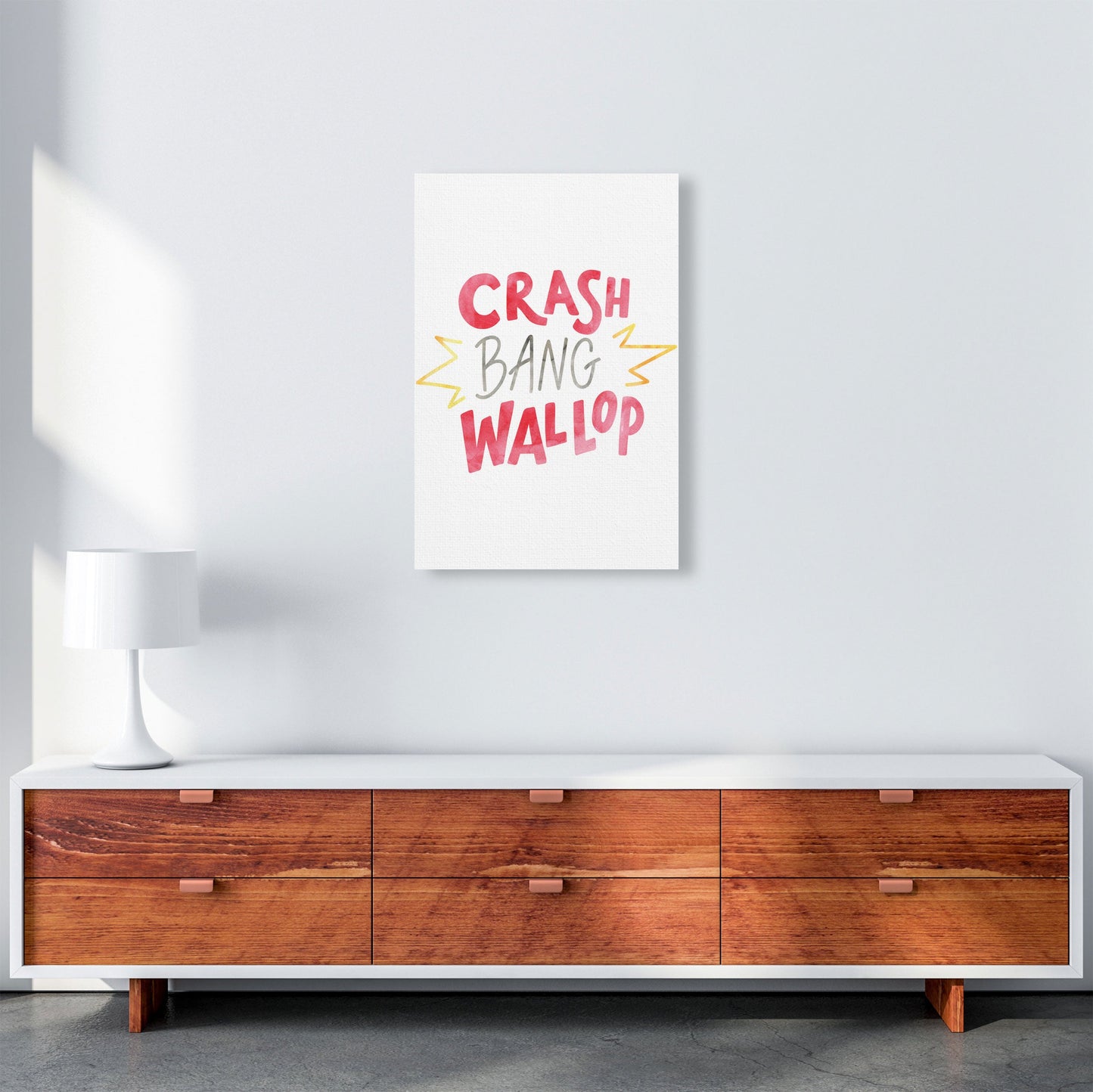 Crash Bang Wallop Aquarell Moderner Druck