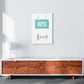 Jungenzimmer Mint Kunstdruck
