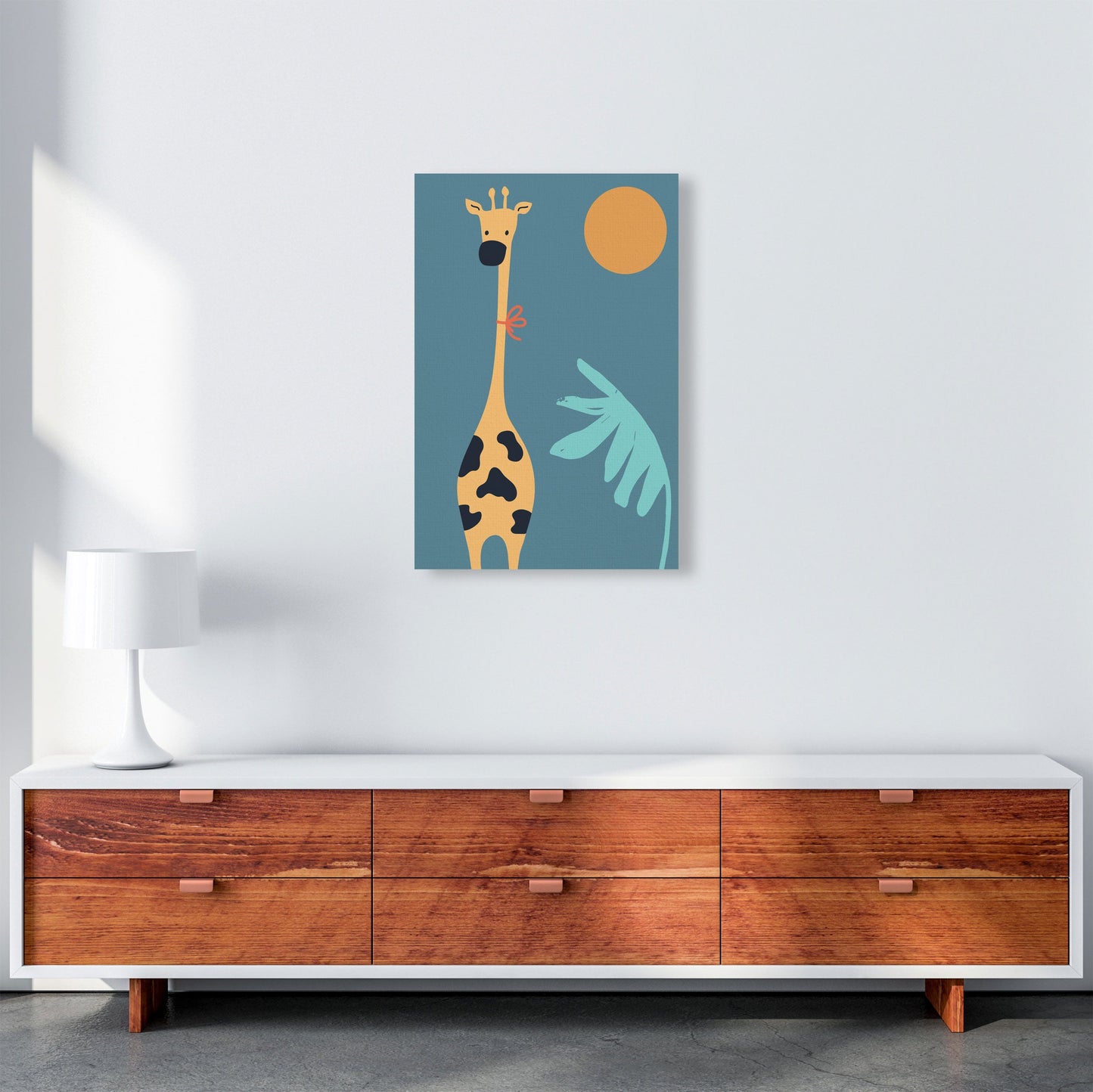 Frendorf | Giraffe Neutrale Kinder Kunstdruck