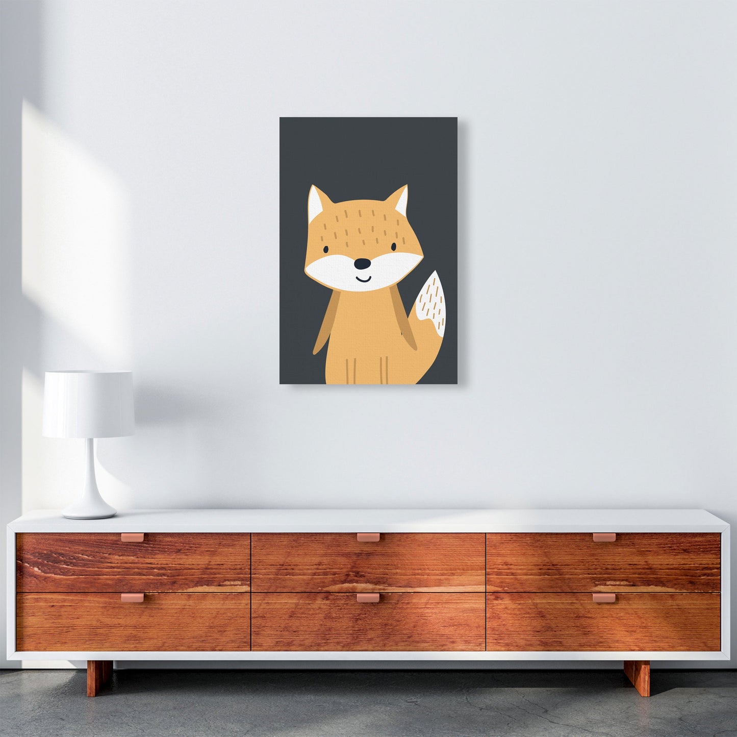 Frendorf | Fox Neutral Kinder Kunstdruck