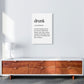 Frendorf | Drunk Definition Art Print