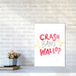 Crash Bang Wallop Aquarell Moderner Druck